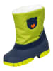 Spirale Kinder-Winterstiefel Jonk gefüttert in lime/blau in lime/blau