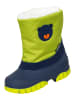 Spirale Kinder-Winterstiefel Jonk gefüttert in lime/blau