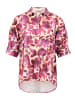 CARTOON Leinenbluse mit Kragen in Cream/Dark Pink