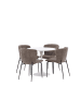 ebuy24 Braun 80 x 80 cm