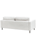 Beliani 3-Sitzer Sofa SAVALEN in Weiß/Schwarz - (W) 204 x (H) 87 x (L) 91 cm