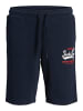 Jack & Jones Sweat Shorts Kurze Jogginghose JPSTLOGO in Navy