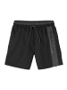 S. Oliver Badeshorts in schwarz