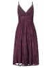 Vera Mont Abendkleid im Glitzer-Look in Shiny Aubergine