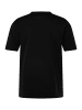Men Plus Kurzarm T-Shirt in schwarz
