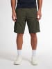 Petrol Industries Cargo-Shorts mit Gürtel in Grün
