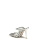 Jimmy Choo Silber Leder Hoch Absatz Pumps