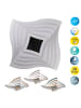 näve LED Deckenleuchte "FEVORIA" in weiß - (L)50 cm x (B)50 cm x (H)7 cm - EEK E