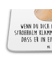 Mr. & Mrs. Panda Bieruntersetzer Capybara Wein mit Spruch in Weiß