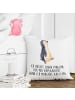 Mr. & Mrs. Panda Kopfkissen 40x40 Pinguin mHerzieren mit Spruch in Weiß