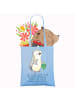Mr. & Mrs. Panda Tote Bag Sommelier Herz mit Spruch in Sky Blue