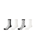 s.Oliver Socken originals transparent ruffle 4er Pack black
