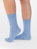 Erlich Textil  Socke 3er Pack Casual Cotton Gerippte Socken im 3er Pack in himmelblau