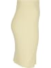 Urban Classics Urban Classics Damen Ladies Rib Knit Skirt in softyellow