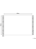 Beliani Kurzflor DARDERE in Beige/Gelb - (W) 140 x (L) 200 cm