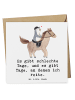 Mr. & Mrs. Panda Deluxe Karte Pferd Reiten mit Spruch in Weiß