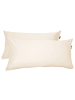 Schiesser Satin Kissenhüllenset Ella 2-teilig in Creme
