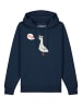 wat? Apparel Sweatshirt Moin Seagull in Dunkelblau
