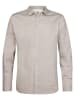 Petrol Industries Slim-Fit-Hemd mit feinem Muster steelworks in Braun