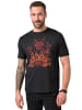 JP1880 Kurzarm T-Shirt in schwarz