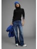AJC Rollkragenpullover in schwarz blau