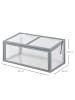 Outsunny Frühbeet 90L x 46B x 40H cm Grau