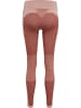 Hummel Hummel Tights Hmlclea Yoga Damen Atmungsaktiv Dehnbarem Feuchtigkeitsabsorbierenden Nahtlosen in WITHERED ROSE/ROSE TAN MELANGE