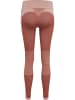 Hummel Leggings Hmlclea Seamless Mid Waist Tights in WITHERED ROSE/ROSE TAN MELANGE