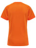 Hummel Hummel T-Shirt Hmllead Multisport Damen Leichte Design Schnelltrocknend in ORANGE TIGER