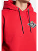 Replay Replay Kapuzensweatshirt Hoodie mit Logoprint und Kapuze in rot