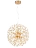 Globo lighting Luster "KATRINA" in gold