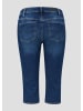 QS Jeans-Hose 3/4 in Blau