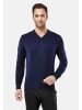 Vincenzo Boretti Pullover tailliert in dunkelblau