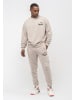 Tom Barron Freizeitanzug Tom Barron Men's Oversize Tracksuit 2 Piece Set Casual Style Jogging Outfit Happy Embroidery in grau