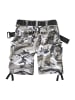 Brandit Cargo Shorts in snowcamo