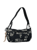 Desigual Newspaper Donosti Schultertasche 25 cm schwarz