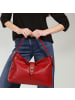 Florence Florence Schultertasche Leder dunkelrot ca. 37cm