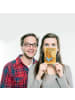 Mr. & Mrs. Panda Postkarte Bären Buch Design mit Spruch in Weiß