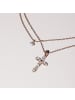 Tamaris Halskette Cross in roségold