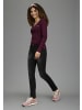 Kangaroos Langarmshirt in bordeaux+salbei