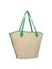 Valentino Covent Shopper Tasche 33 cm in natur-verde