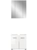 ebuy24 Badmöbelset Ice (2-teilig) Weiß 60 x 32 cm