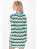 IZIA Women Dress in aqua multicolor
