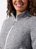 WITT WEIDEN Strickfleece-Jacke in hellgrau-meliert