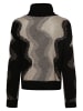 TAIFUN Pullover in schwarz grau