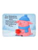 Mr. & Mrs. Panda Design Magnet Schweinchen Glühwein Design mit S... in Weiß