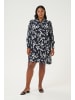 KAFFE curve Kleid KCalicia A-shape in Marine Flower