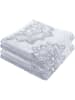 Erwin Müller Frottier, Jacquard Handtuch 2er-Pack Bühl in weiß/silber