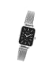 Oozoo Analog-Armbanduhr Oozoo Vintage Series silber extra groß (ca. 21x26mm)