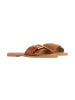 Joia Flache Slipper-Sandalen Braun